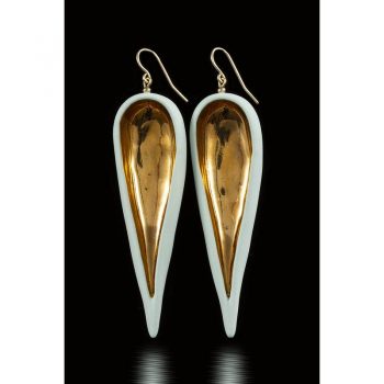 Cercei frunza lungi I-bijuterie-raluca-buzura