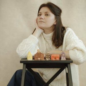 The little house with cats-decorative-art-raluca-tinca