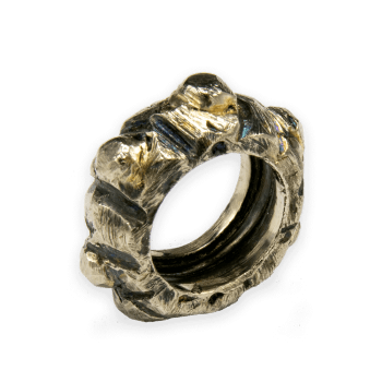 Silver circular ring-jewelry-alina-bancila
