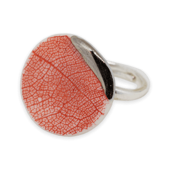 Golden leaf VIII ring-jewelry-aniela-ovadiuc