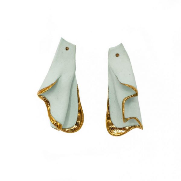 Turquoise Wave Earrings-jewelry-raluca-buzura