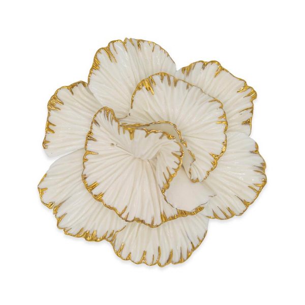 White brooch “Mushroom coral”-brooches-raluca-buzura
