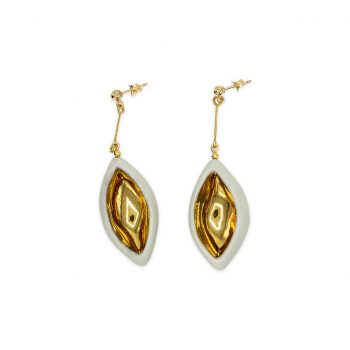 Light grey olive earrings-jewelry-raluca-buzura