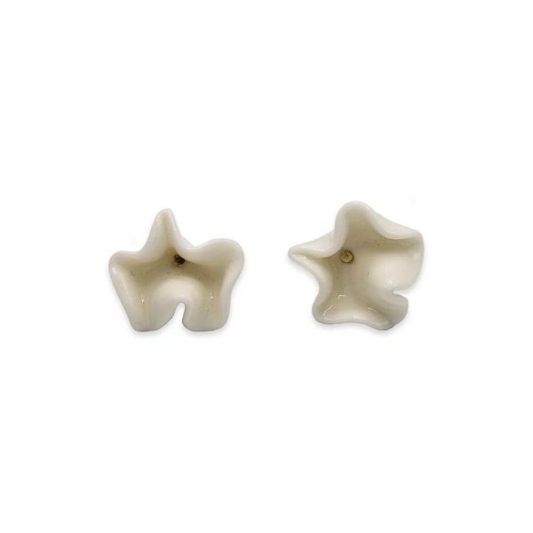 White wavy earrings-earrings-raluca-buzura