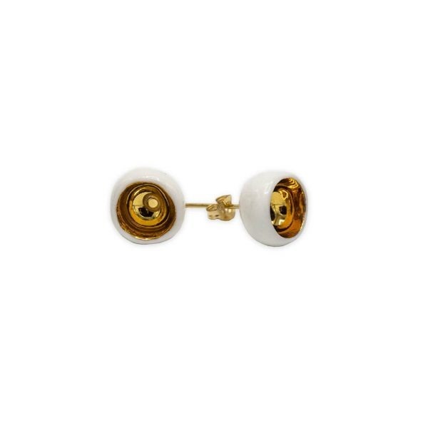 White spherical earrings with rod-earrings-raluca-buzura