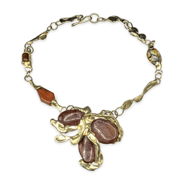 Brown agate necklace-jewelry-alina-bancila