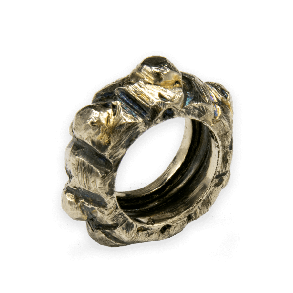 Silver circular ring-jewelry-alina-bancila