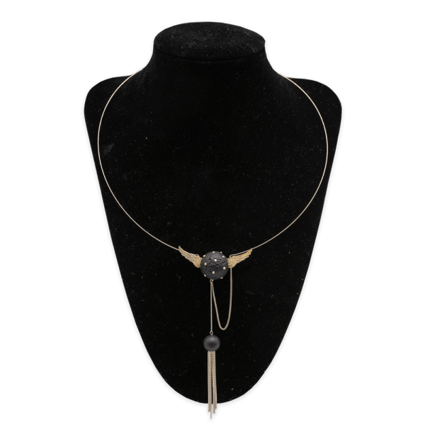 "Eden" Necklace with Tassel-jewelry-maria-filipescu