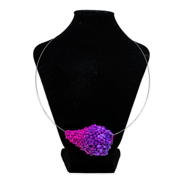 Violet sphere necklace-jewelry-maria-filipescu