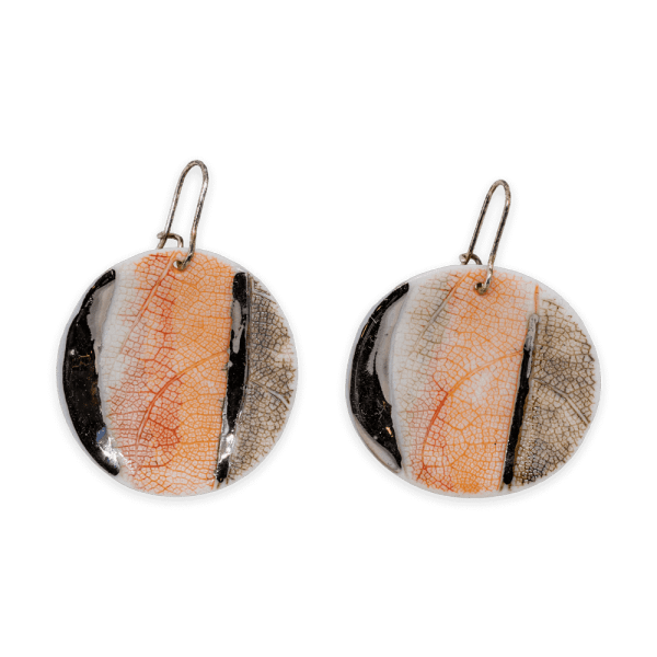 Large Delicate leaves earrings IV-earrings-aniela-ovadiuc
